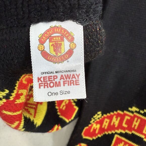 Manchester United soccer Scarf Black - Picture 5 of 6